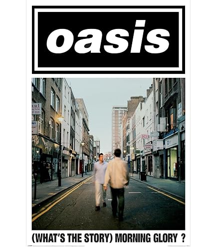 Oasis Supersonic Rock Band Music Vintage Poster Photo Wall Art